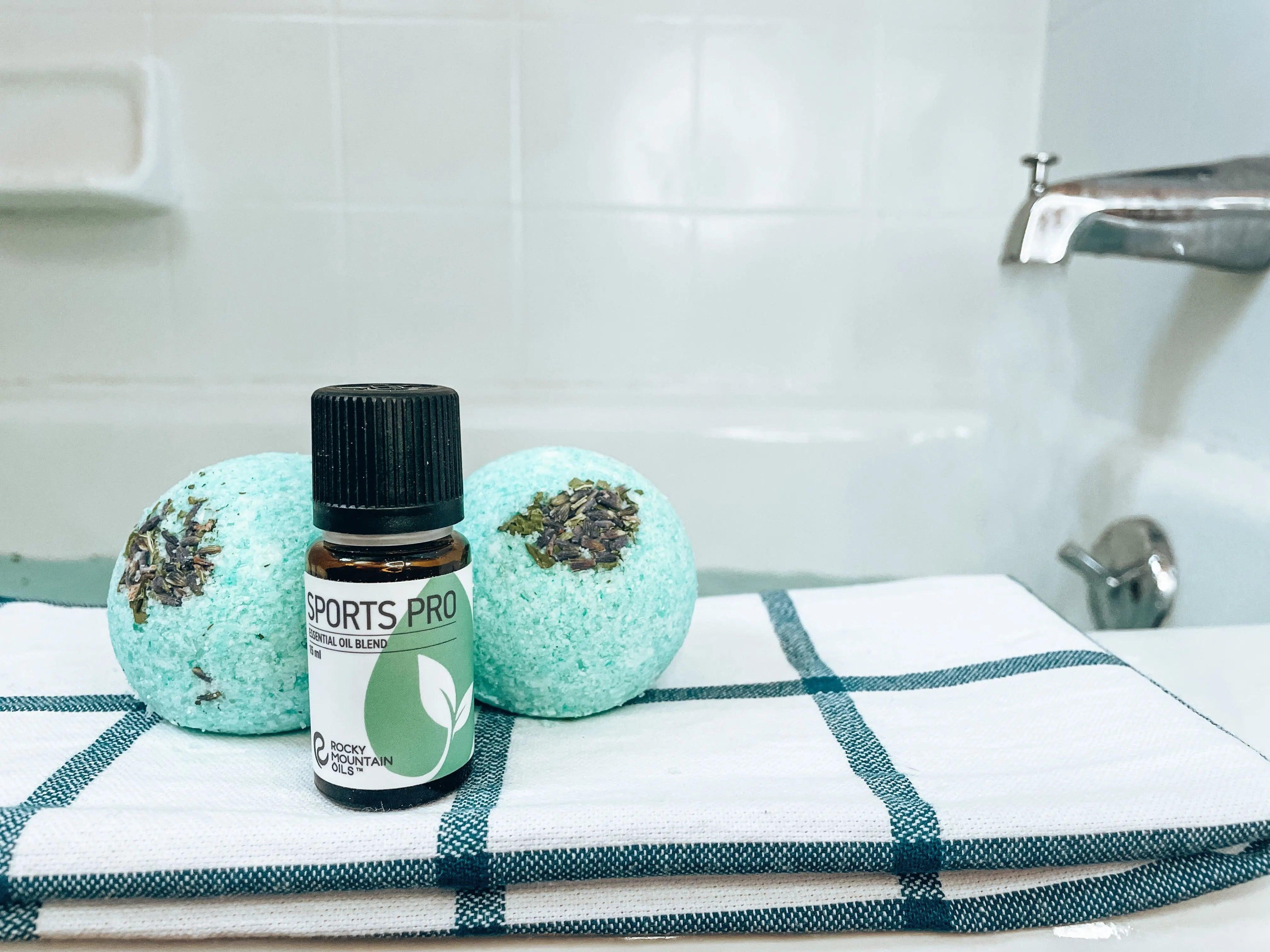 DIY Sports Pro Essential Oil Bath Bomb Recipe For Your Post Workout