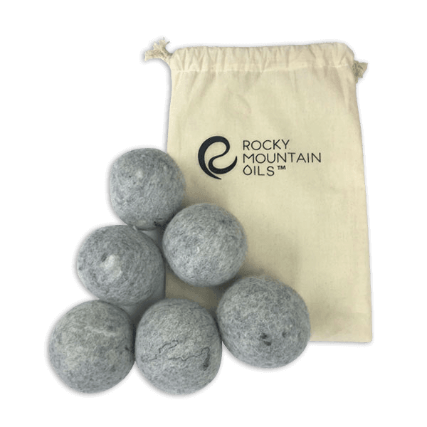 Wool Dryer Balls (6 Pack) - 100% Organic New Zealand Wool