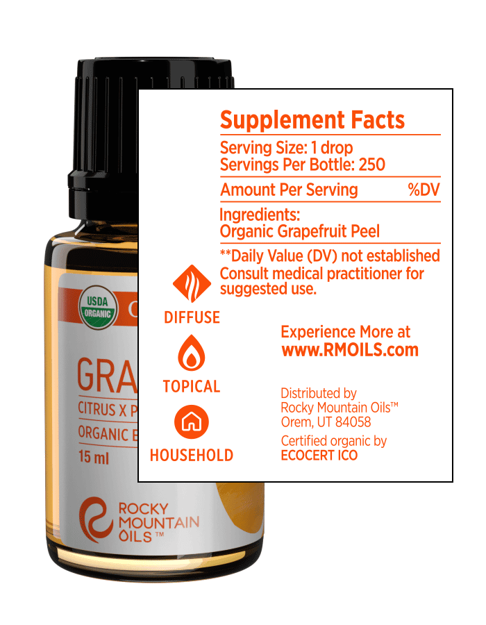 Organic Grapefruit Essential Oil