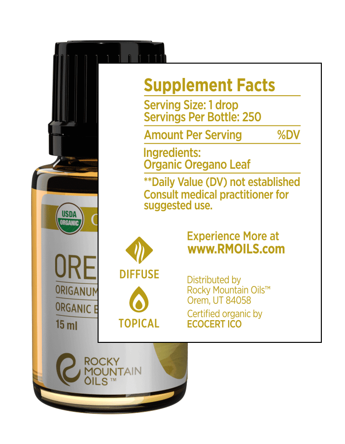 Organic Oregano Essential Oil