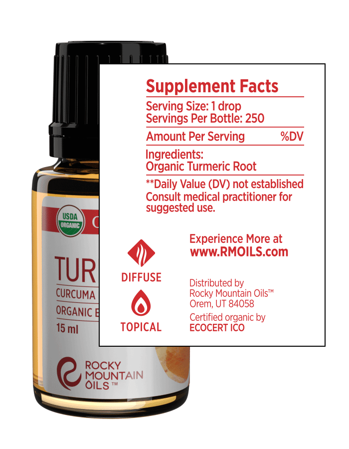Organic Turmeric Essential Oil