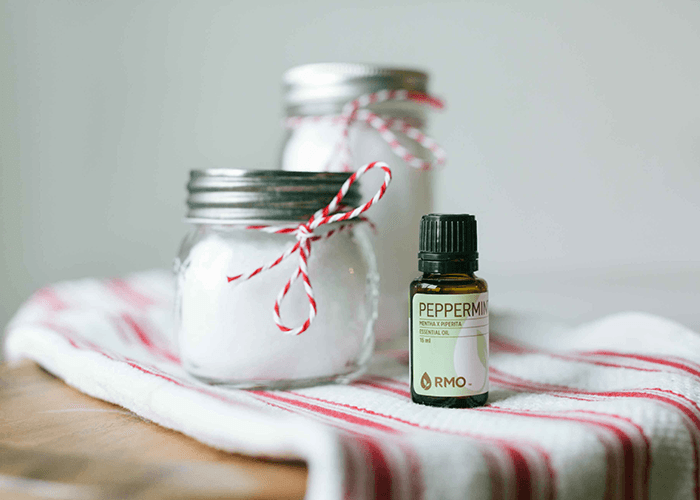 DIY Peppermint Sugar Scrub - featured image