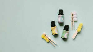 DIY Pom Pom Diffusers
