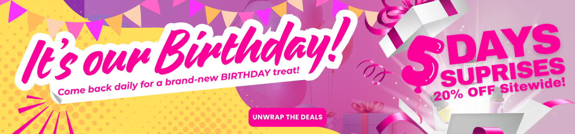 Birthday Sale