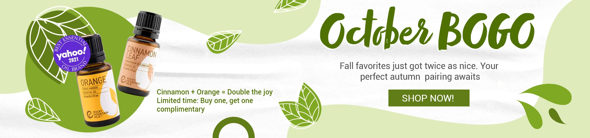BOGO Cinnamon Leaf and Orange