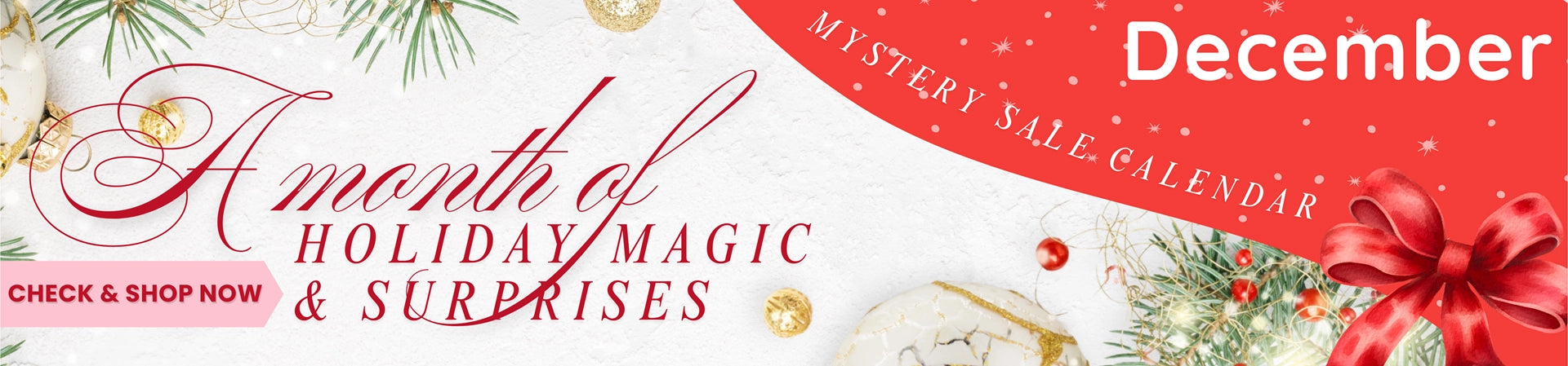 December Mystery Sale Calendar