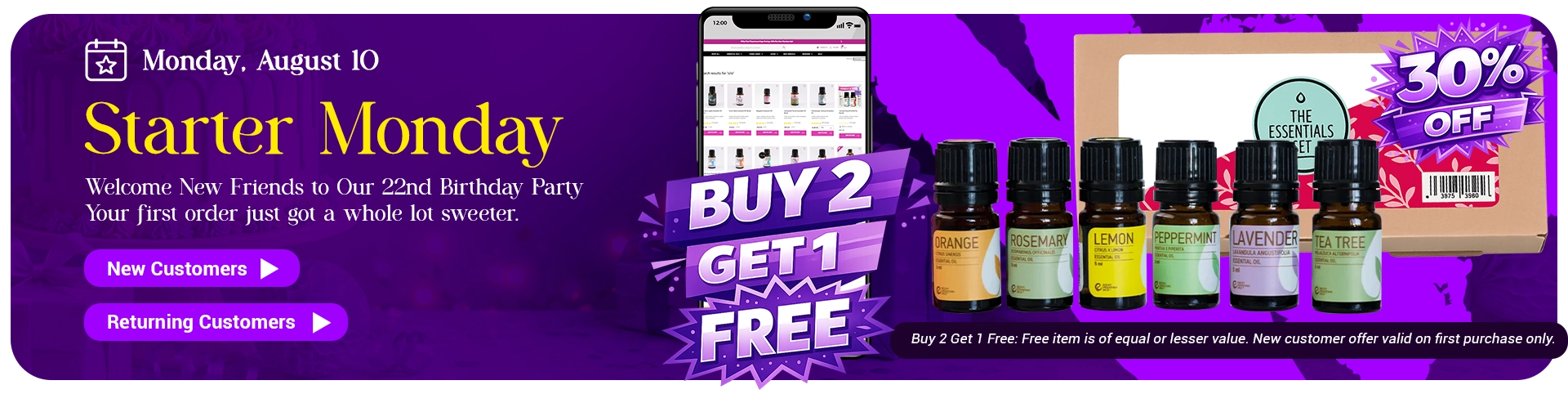 22nd Anniversary Celebration Week promotion