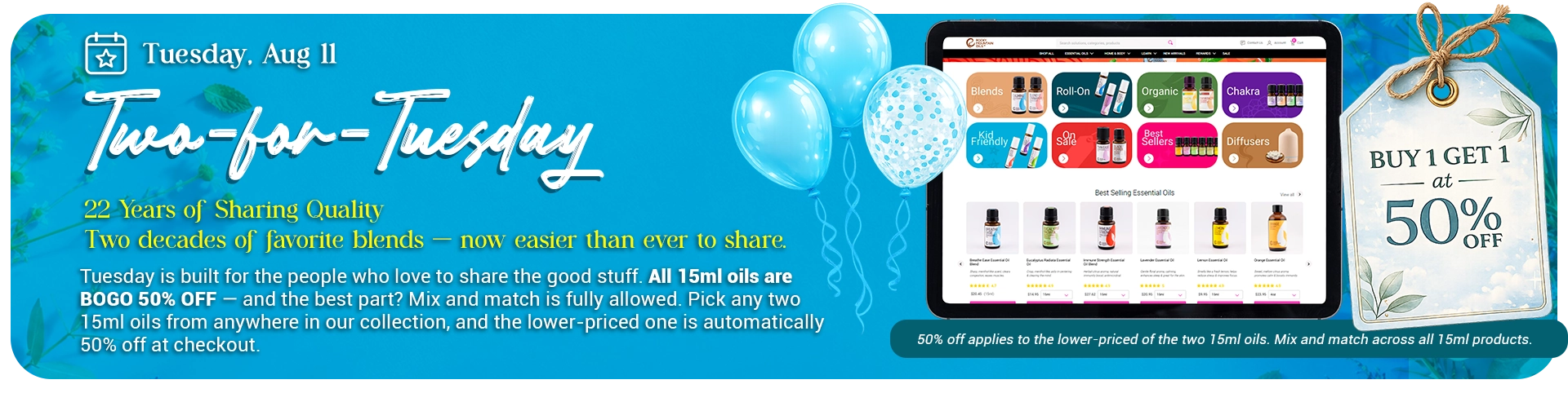 22nd Anniversary Celebration Week promotion