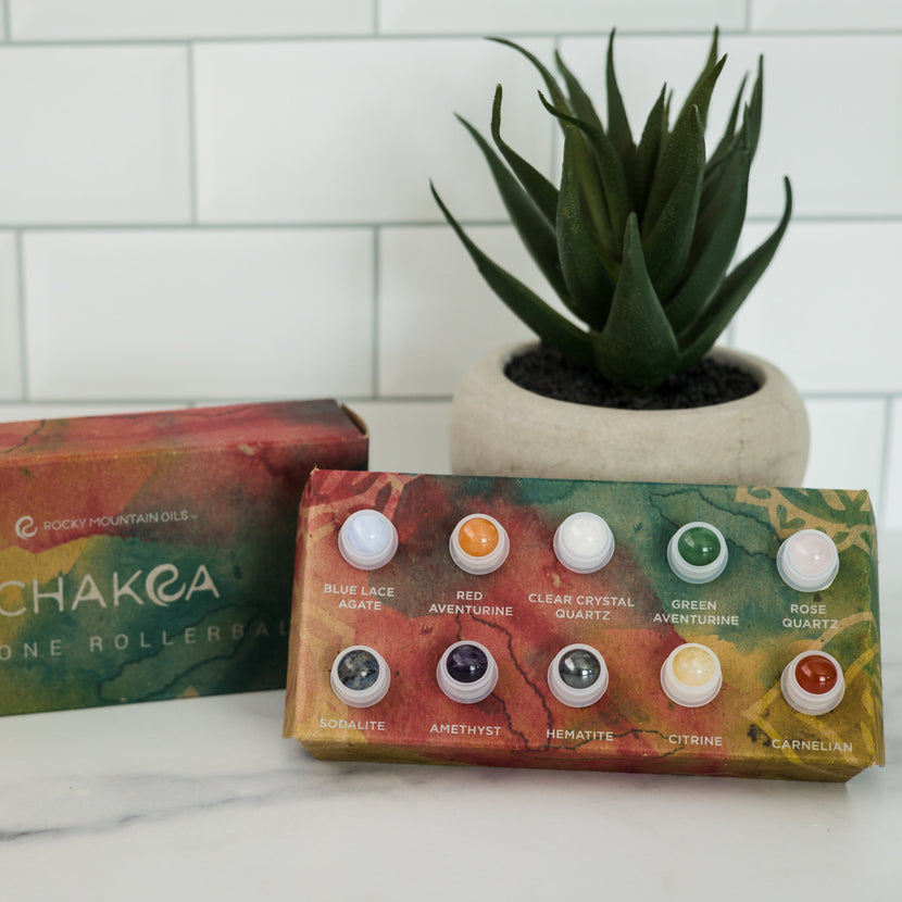 Gemstone Rollerball 10ml Bottle Tops