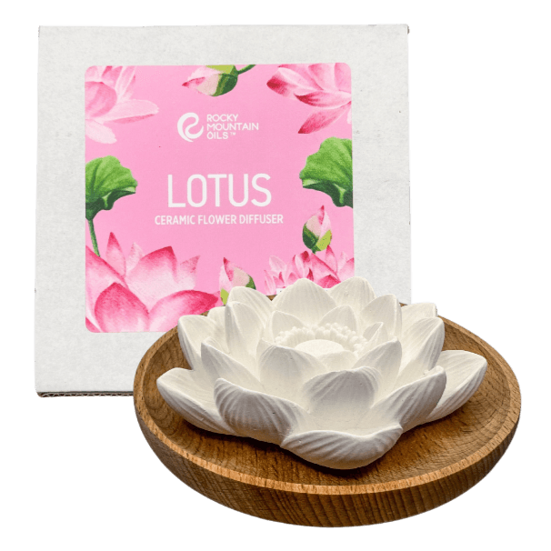 Handcrafted Ceramic Flower Diffuser | Rocky Mountain Oils