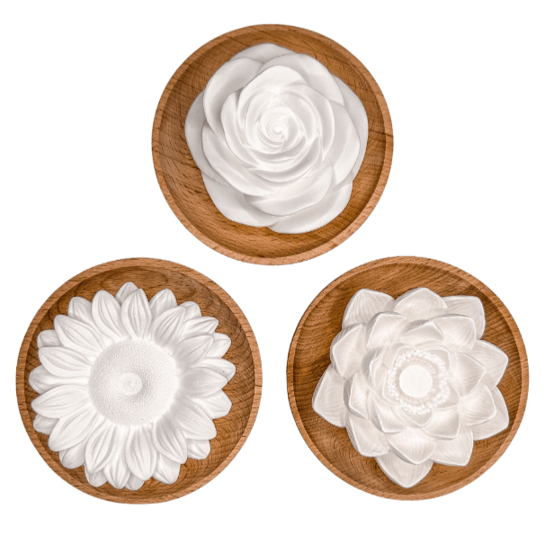 Diffuser Flower Pattern Handcrafted Ceramic Flower Diffuser | Rocky Mountain Oils