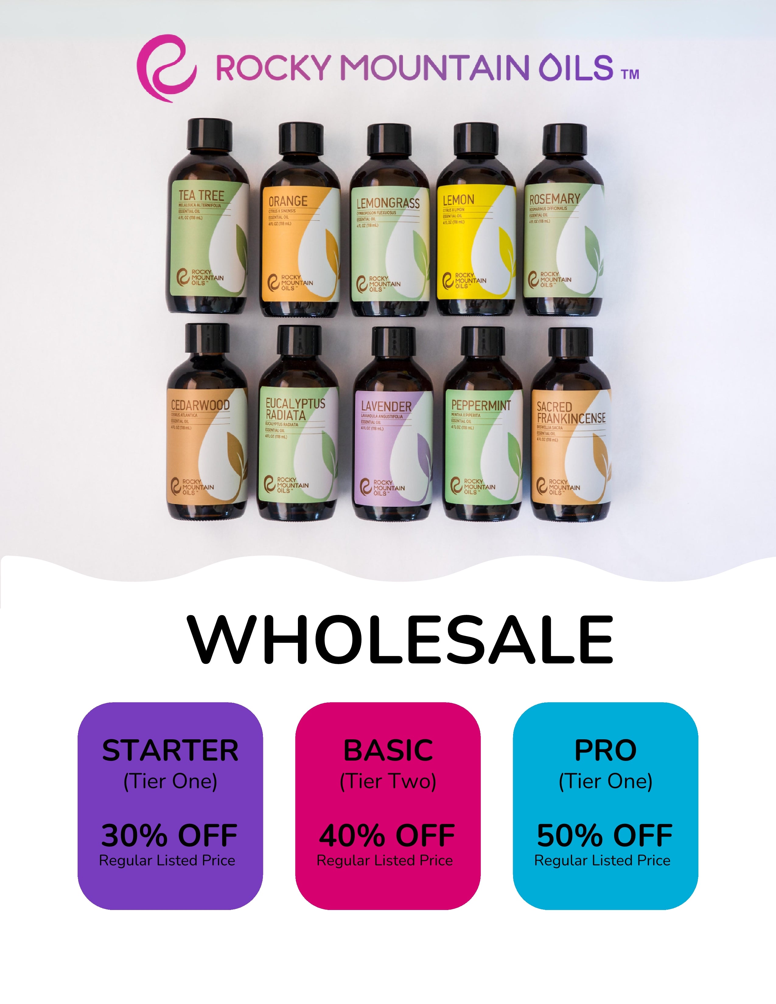 Wholesale Catalog for Current Wholesalers Rocky Mountain Oils