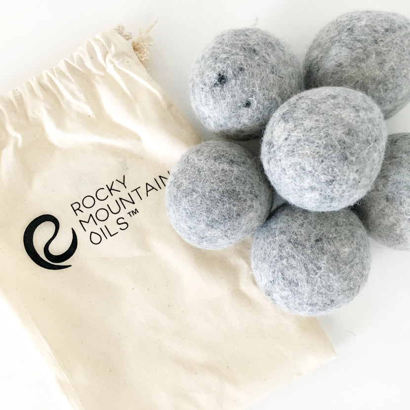 Wool Dryer Balls (6 Pack) - 100% Organic New Zealand Wool