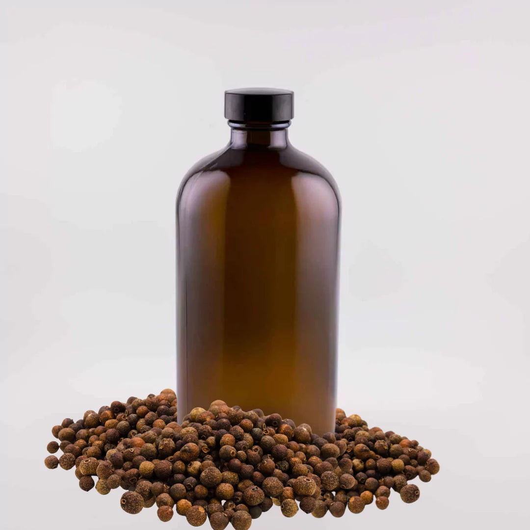 Allspice Essential Oil, 16oz Amber Glass Bottle