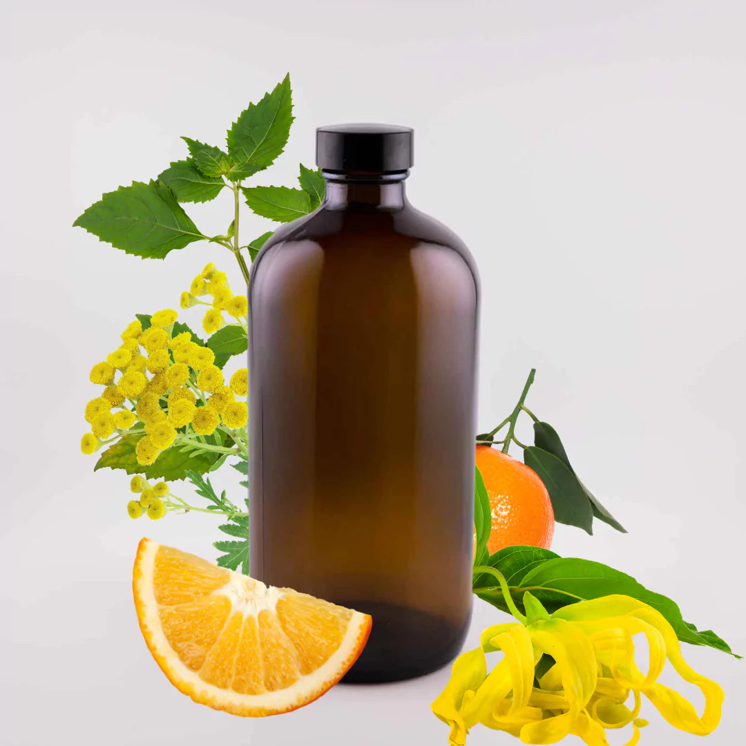 Calming Essential Oil Blend, 16oz Amber Glass Bottle