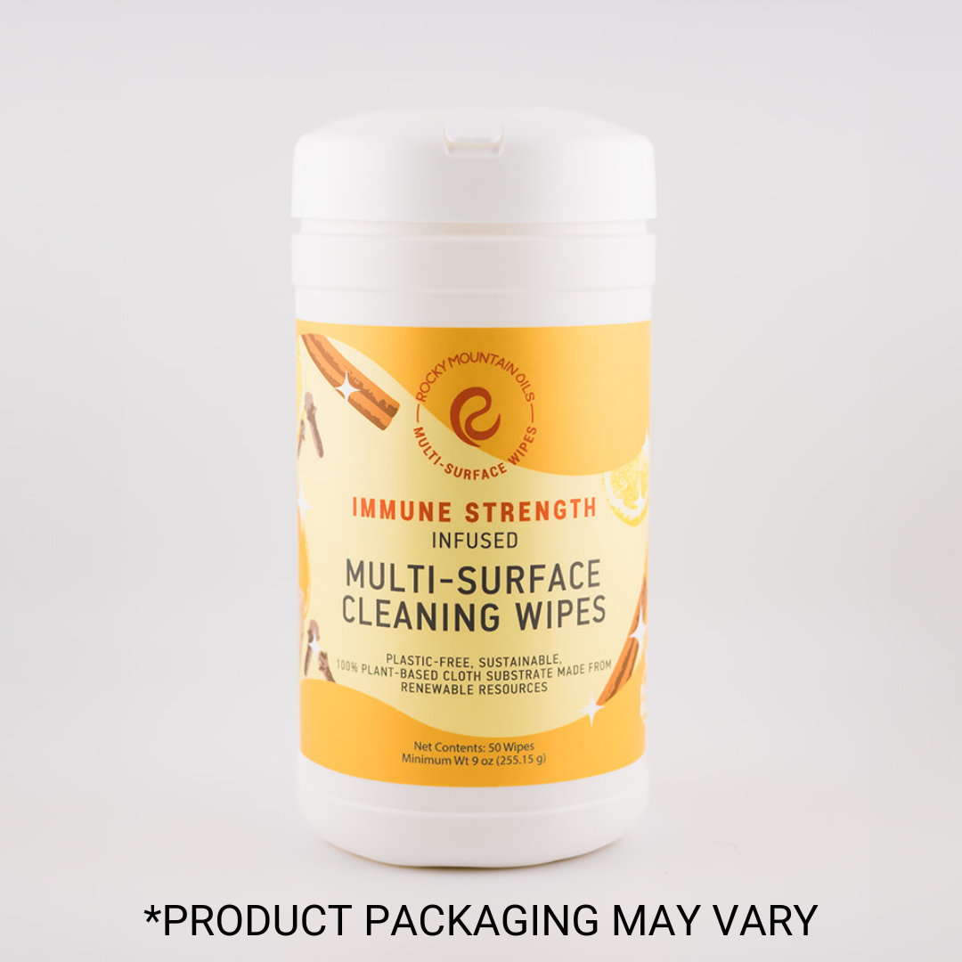 Immune Strength Multi-Surface Cleaning Wipes - 50ct - Rocky Mountain Oils