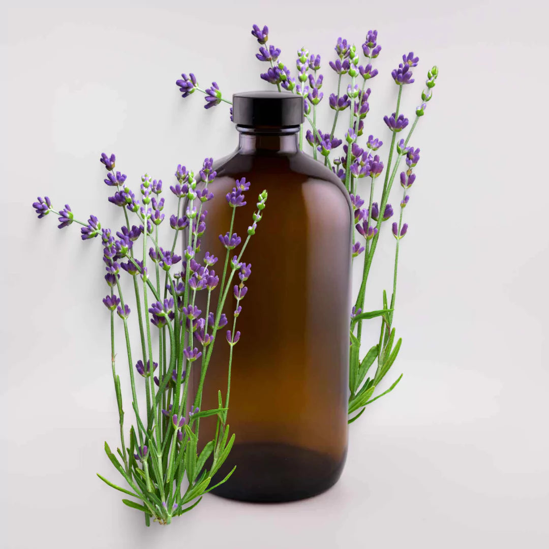 Lavandin Essential Oil, 16oz Amber Glass Bottle