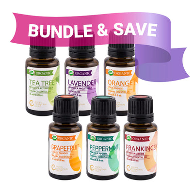 Organic Essential Oil Kit 6-pack