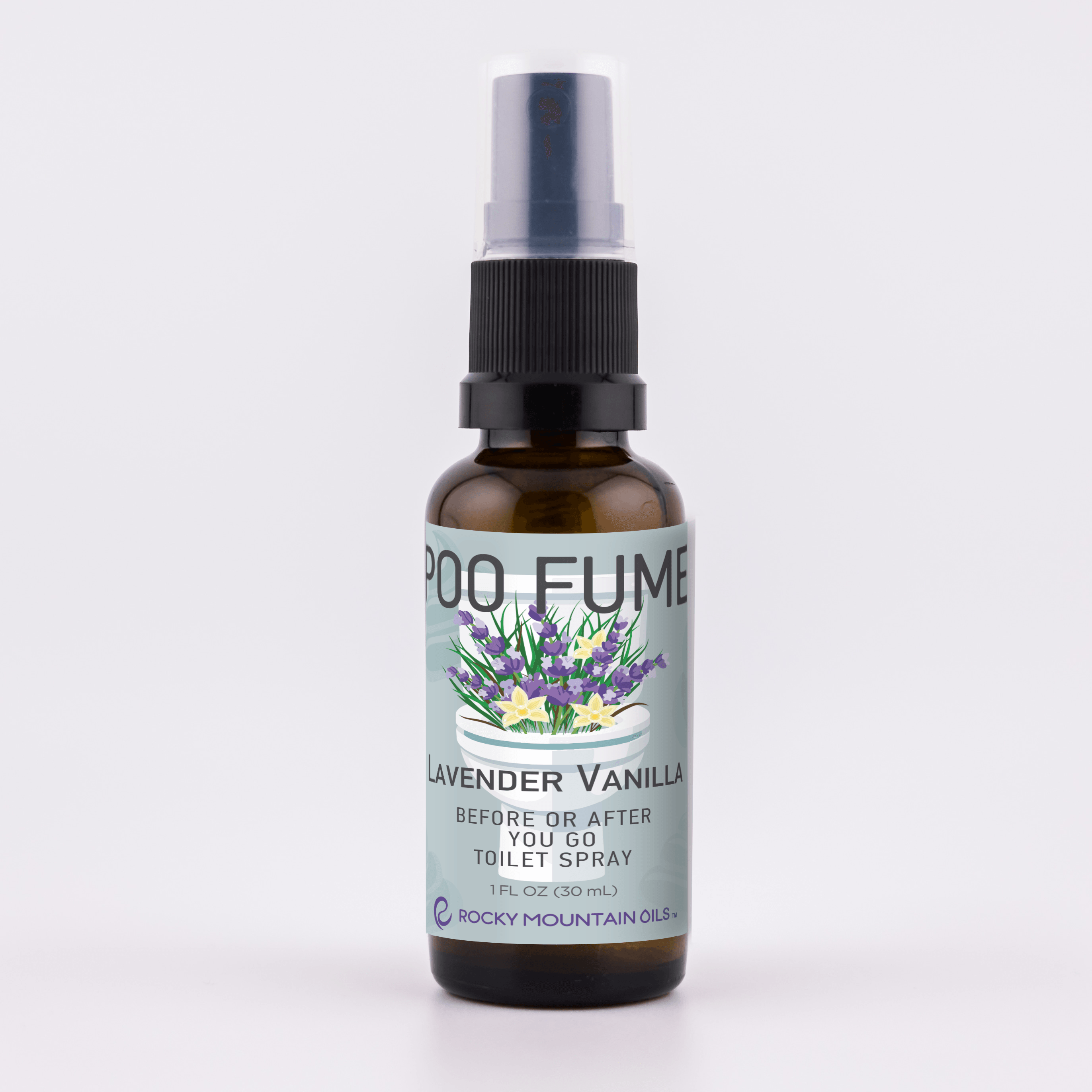 Poo Fume Toilet Spray - 1oz - Rocky Mountain Oils