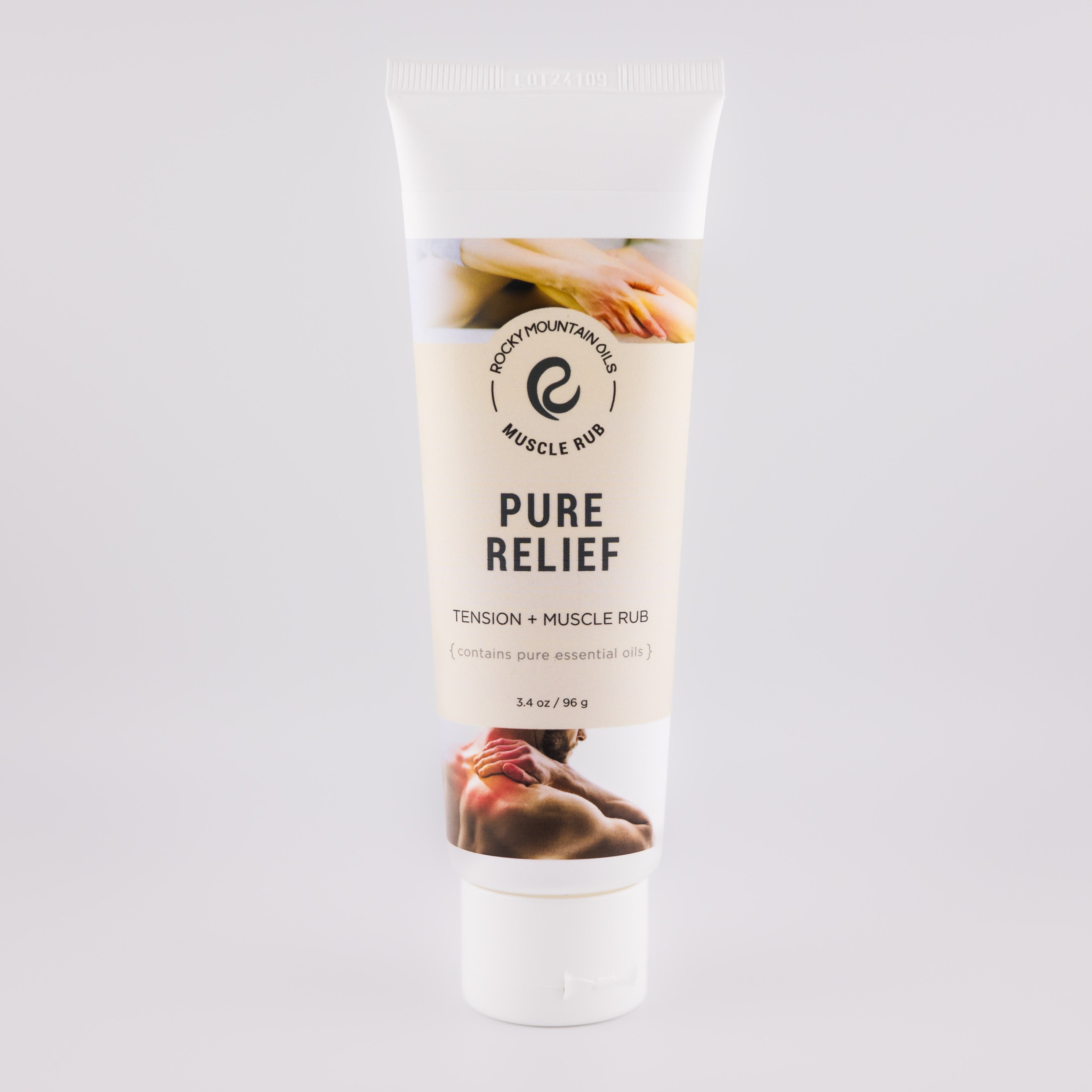 Pure Relief Tension Muscle Rub - 3.4oz - Rocky Mountain Oils