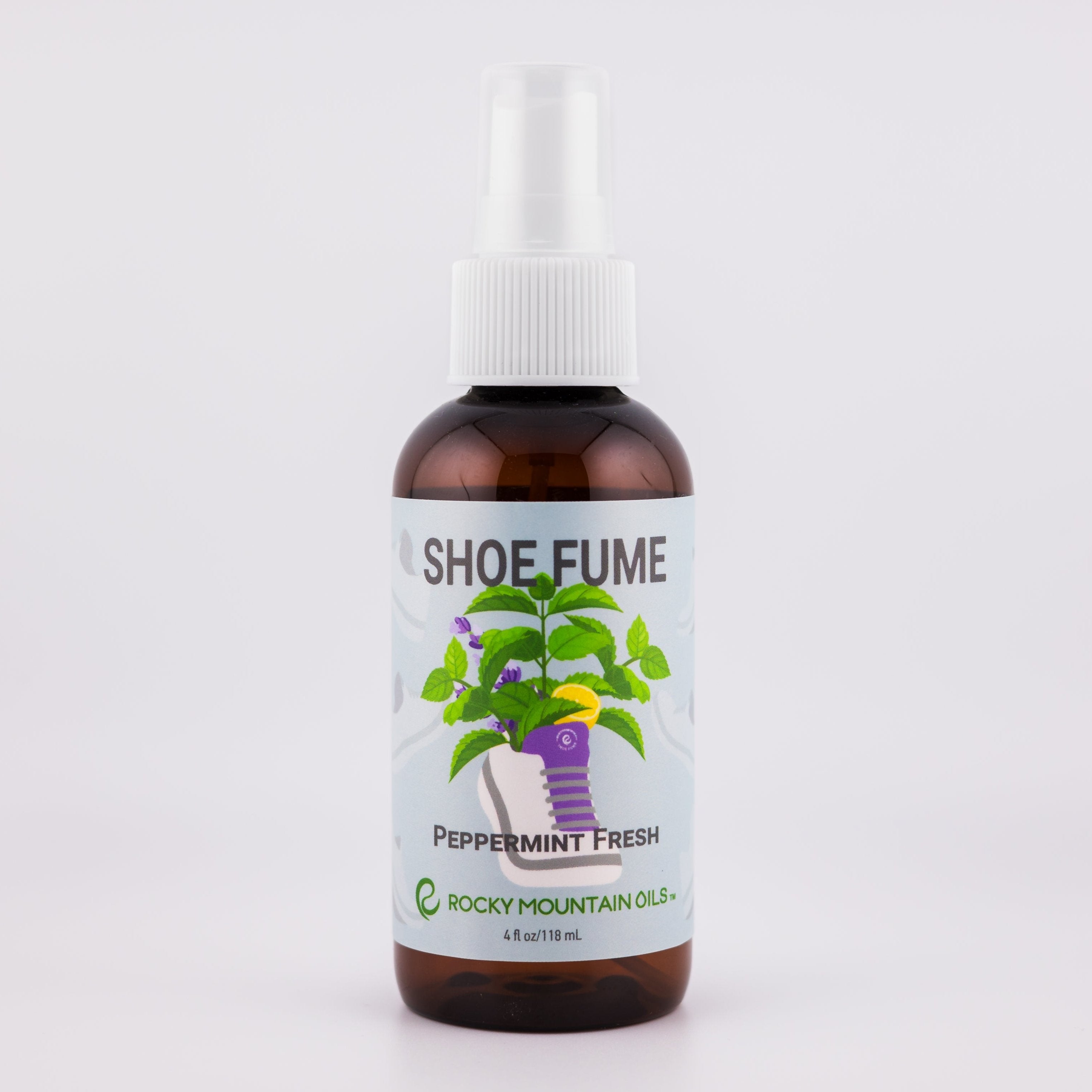 Shoe Fume Peppermint Fresh | 4oz | Rocky Mountain Oils
