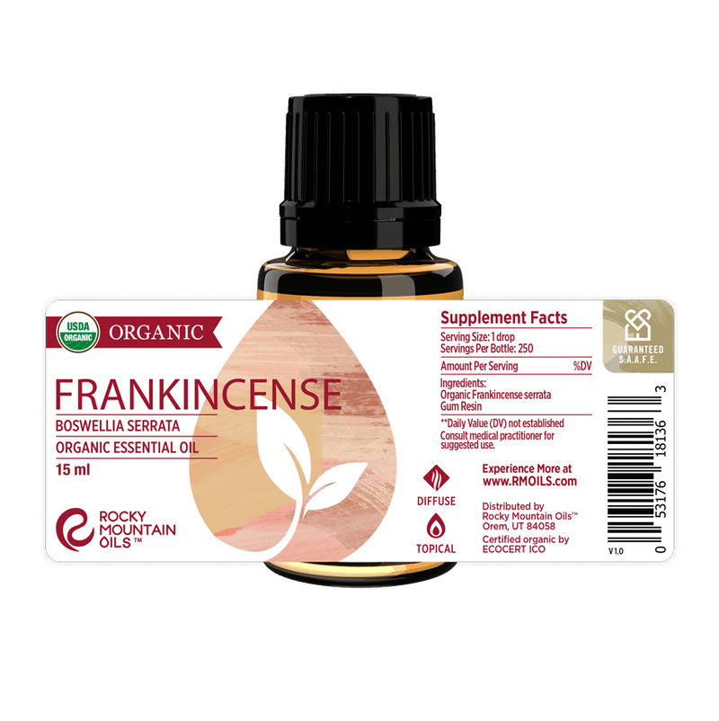 Organic Frankincense Essential Oil 15ml