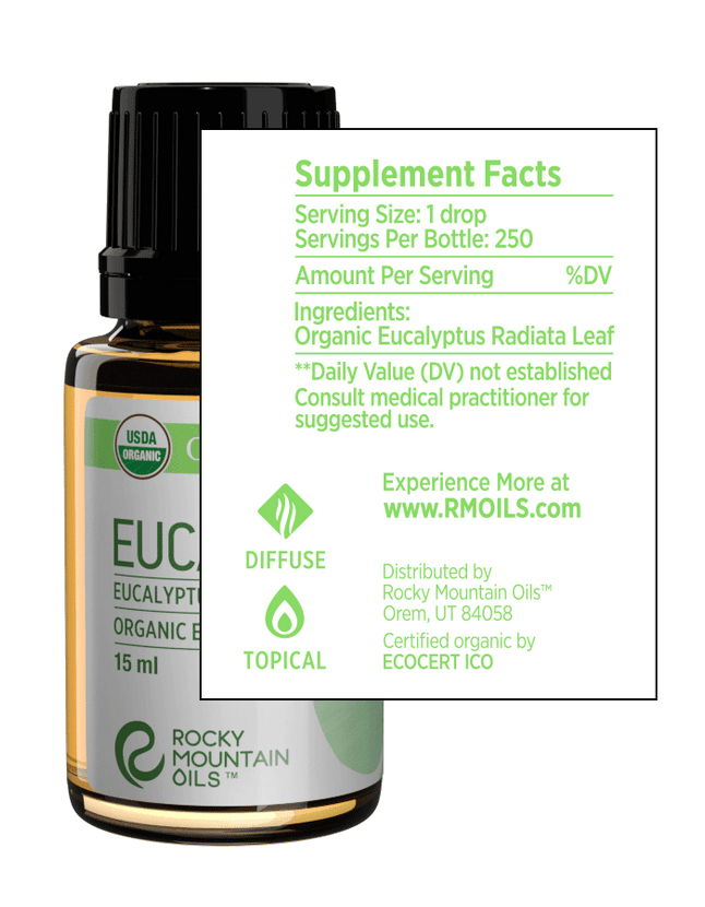 Organic Eucalyptus Essential Oil