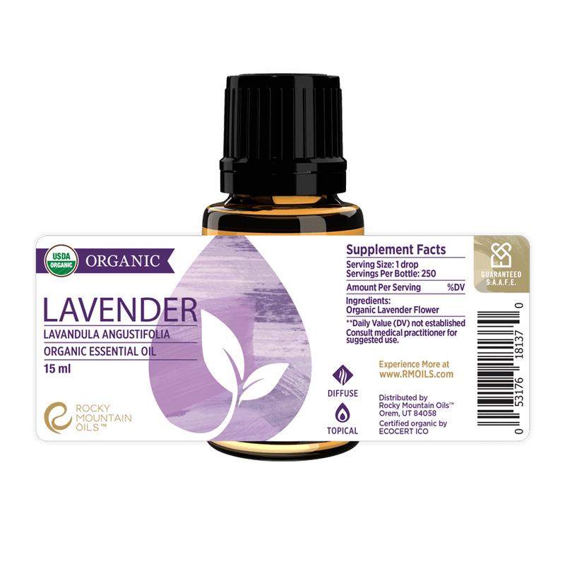 US Organic 100% Pure Lavender Essential Oil (Bulgarian) - USDA Certified Organic
