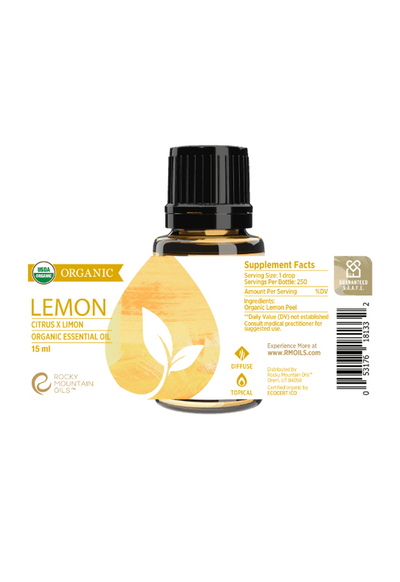 Organic Lemon Essential Oil