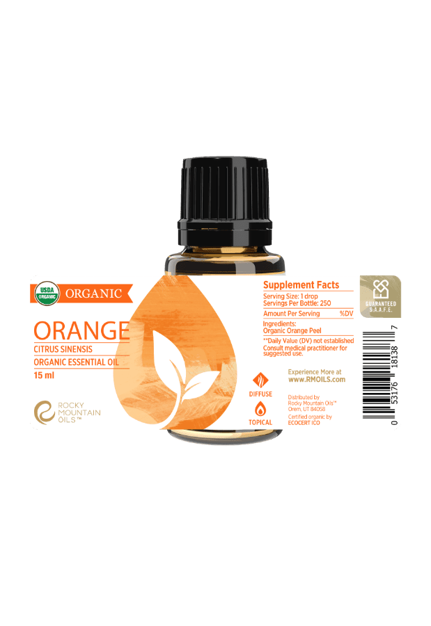 Organic Orange Essential Oil Rocky Mountain Oils