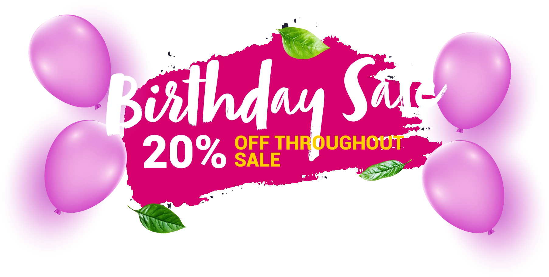 RMO Birthday Sale Banner